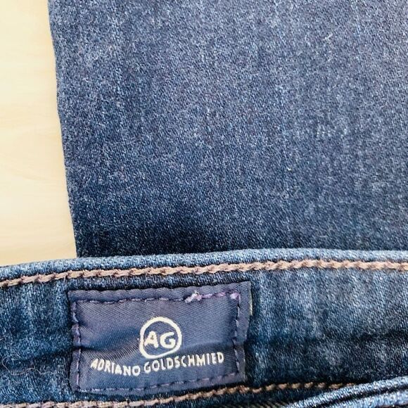 AG The Prima Mid-Rise Cigarette Denim Jeans Sz 25R - Picture 8 of 10